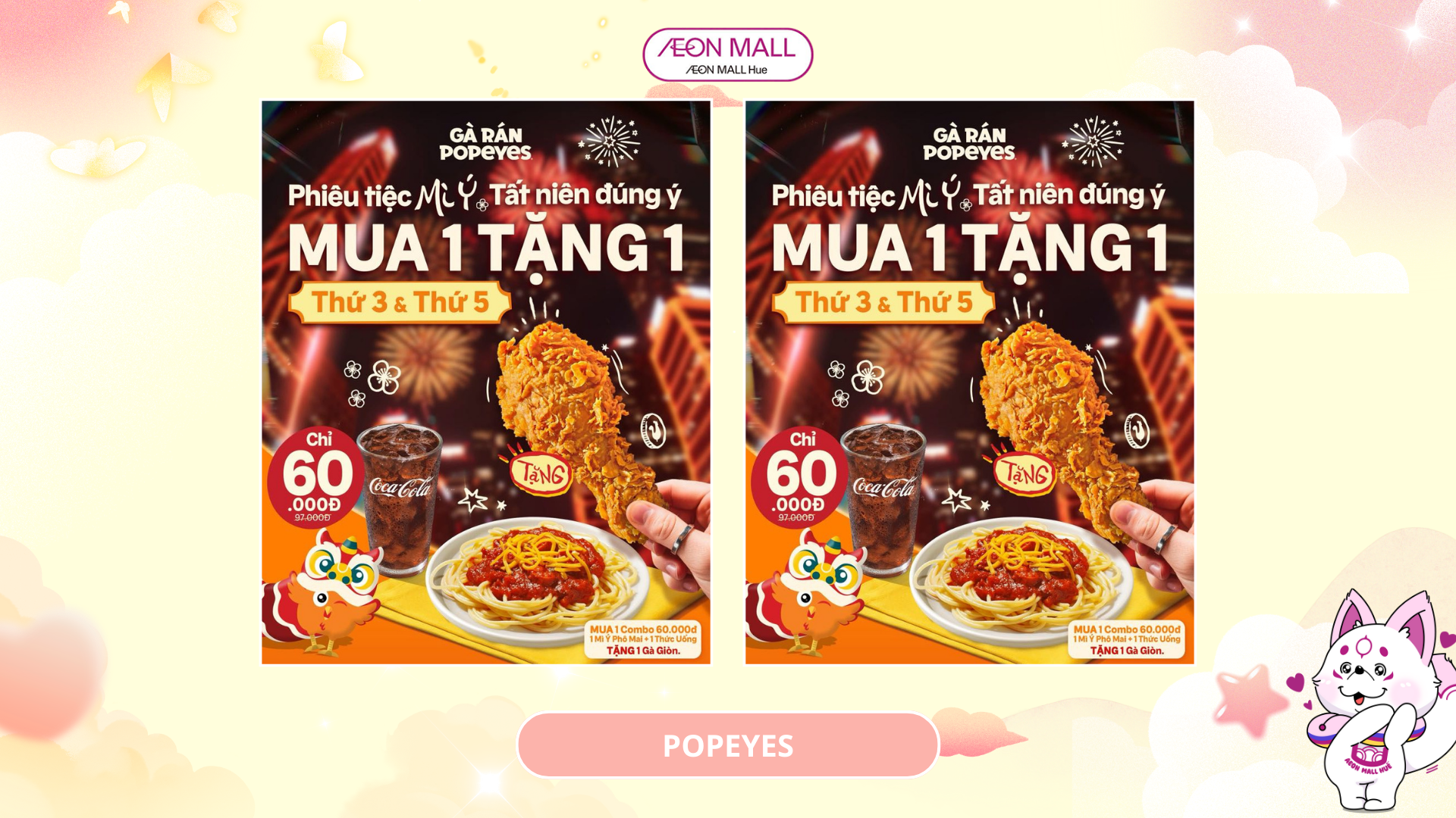 Combo Mua 1 Tặng 1 Duy nhất THỨ 3 & THỨ  5 HÀNG TUẦN chỉ 60.000Đ