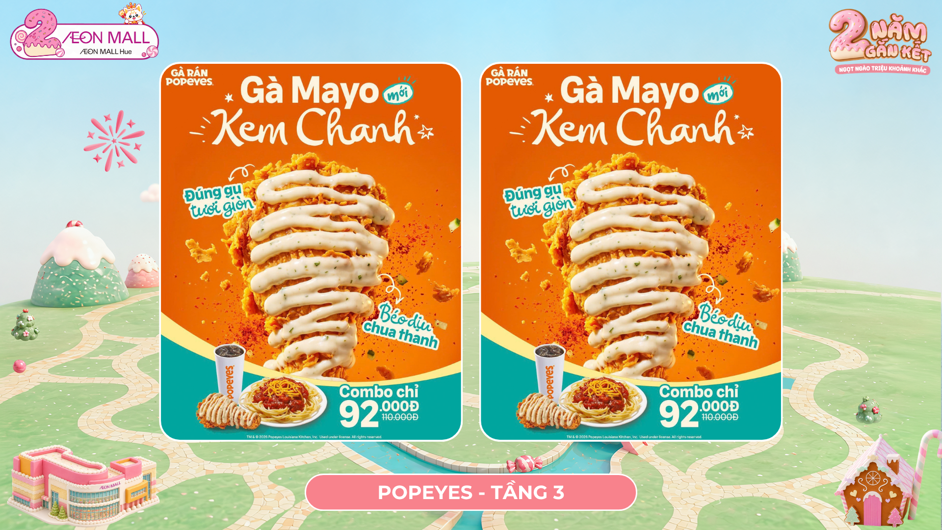 SIÊU PHẨM MỚI TẠI POPEYES: GÀ MAYO KEM CHANH – NGON KHÓ CƯỠNG!