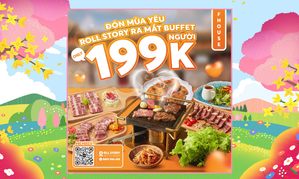 ROLL SYORY RA MẮT BUFFET MÙA YÊU