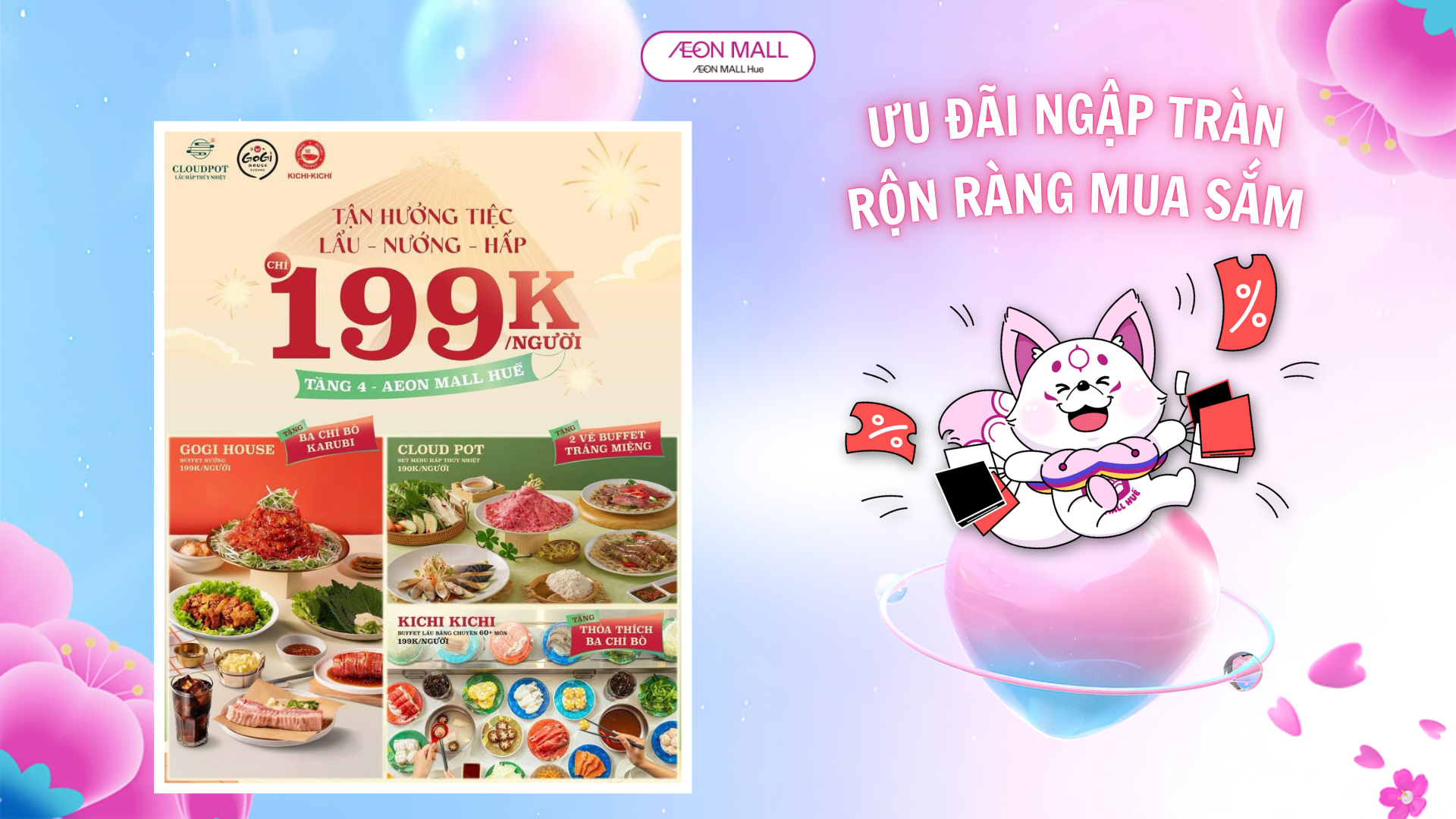 🇻🇳 BUFFET CHỈ 199K/NGƯỜI – ĂN THẢ GA, NHẬN QUÀ CỰC ĐÃ!