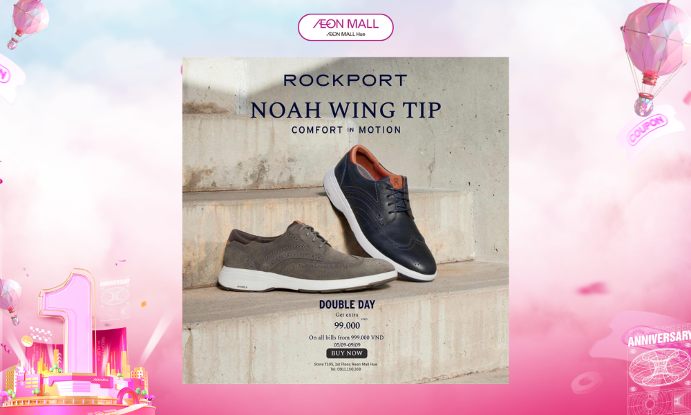 👞 ROCKPORT NOAH WING TIP OXFORD – FALL 2025 👞