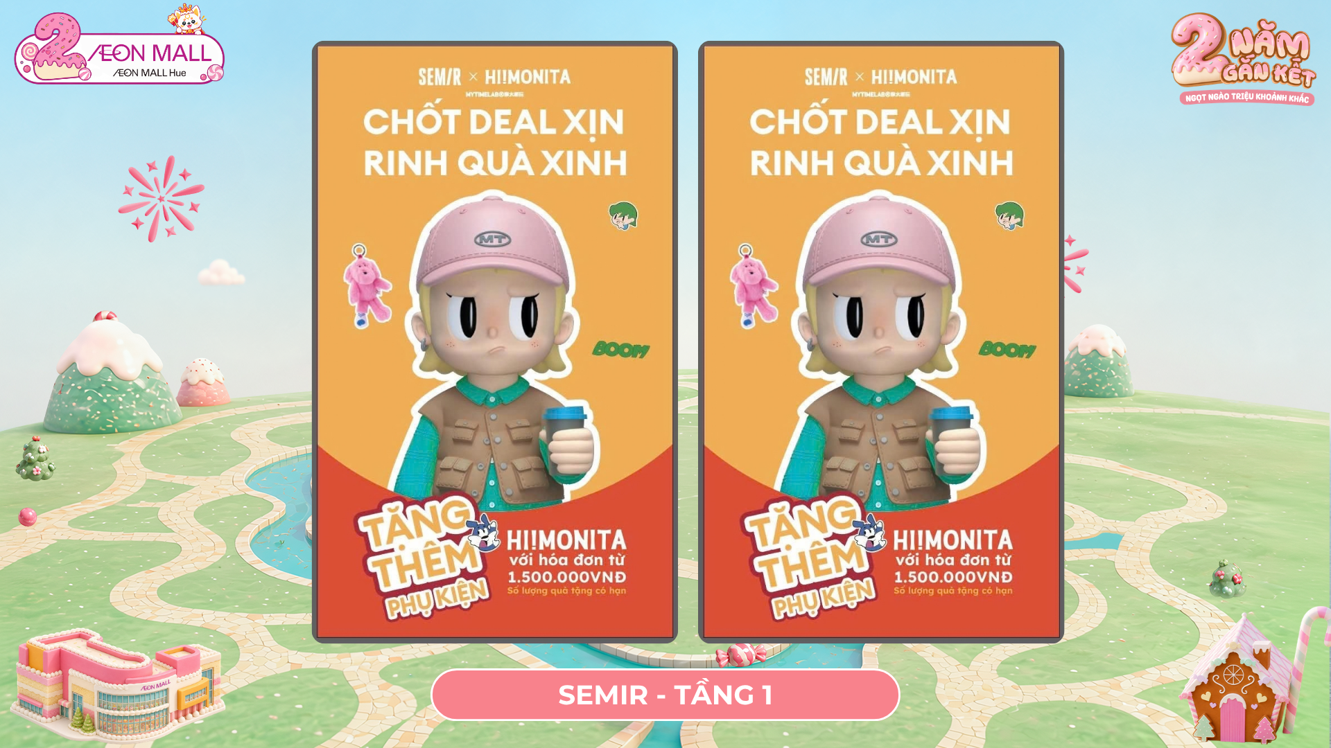 SEMIR – TẶNG NGAY PHỤ KIỆN CAO CẤP MONITA