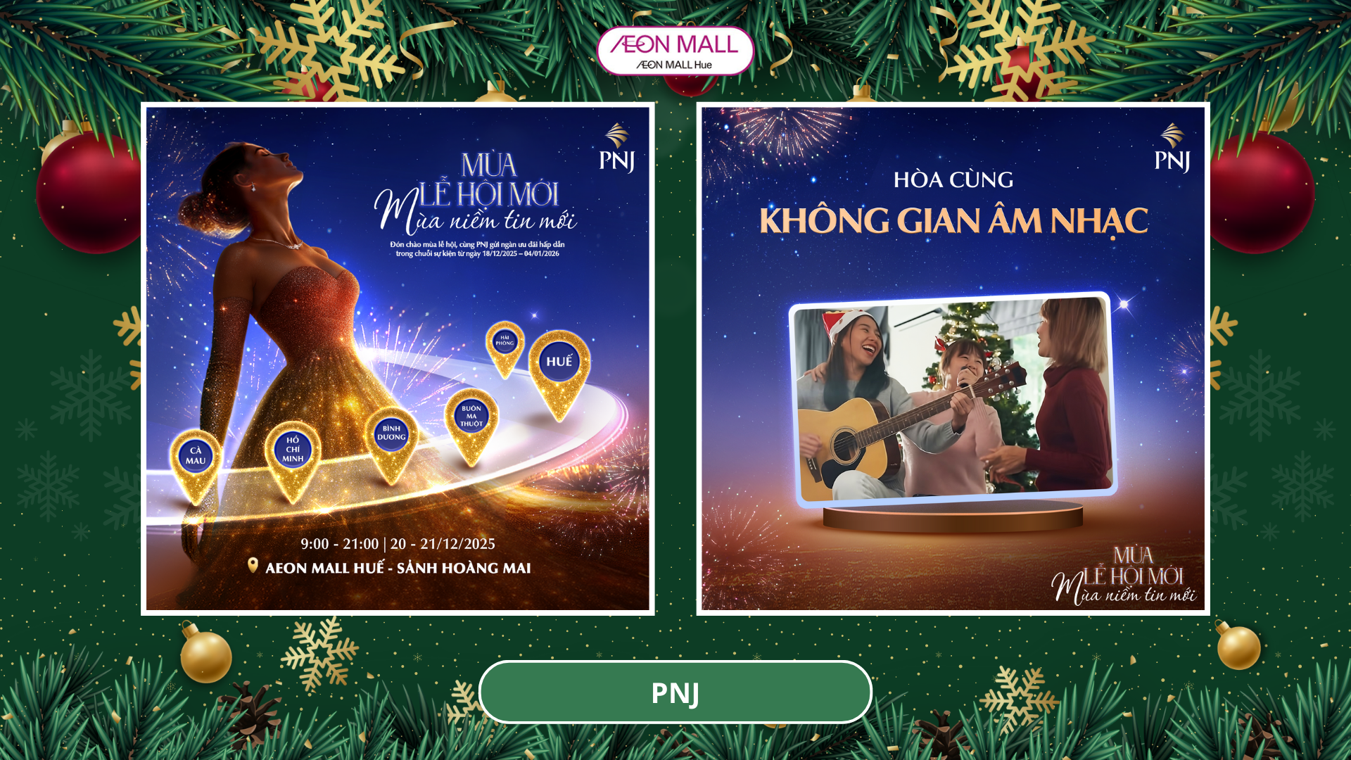 HÒA CÙNG KHÔNG GIAN ÂM NGẠC ĐÓN LỄ HỘI CỦA PNJ