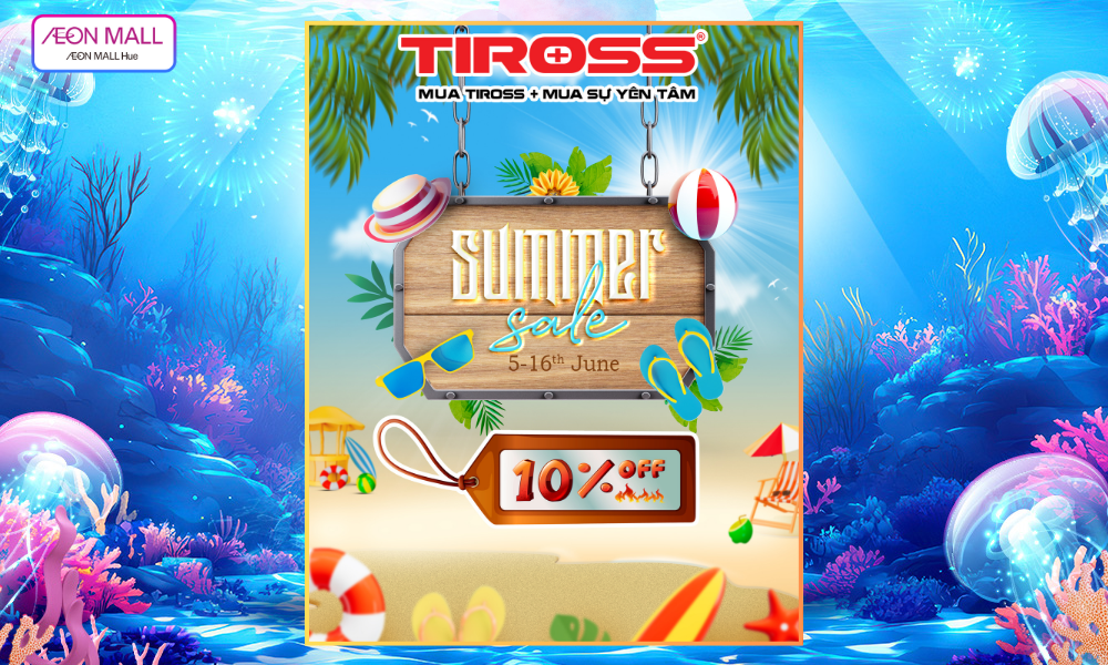 TIROSS ƯU ĐÃI TOÀN BỘ SẢN PHẨM – GIẢM NGAY 10% 🎉
