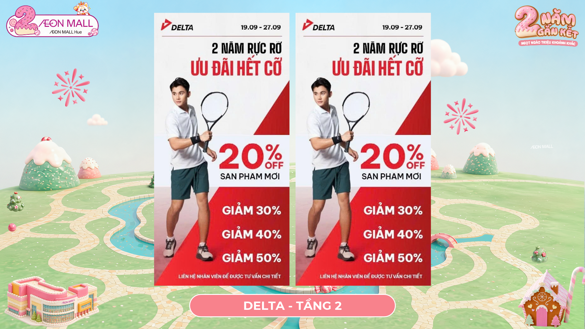 CHƯƠNG TRÌNH KHUYẾN MÃI 2 NĂM RỰC RỠ DELTA