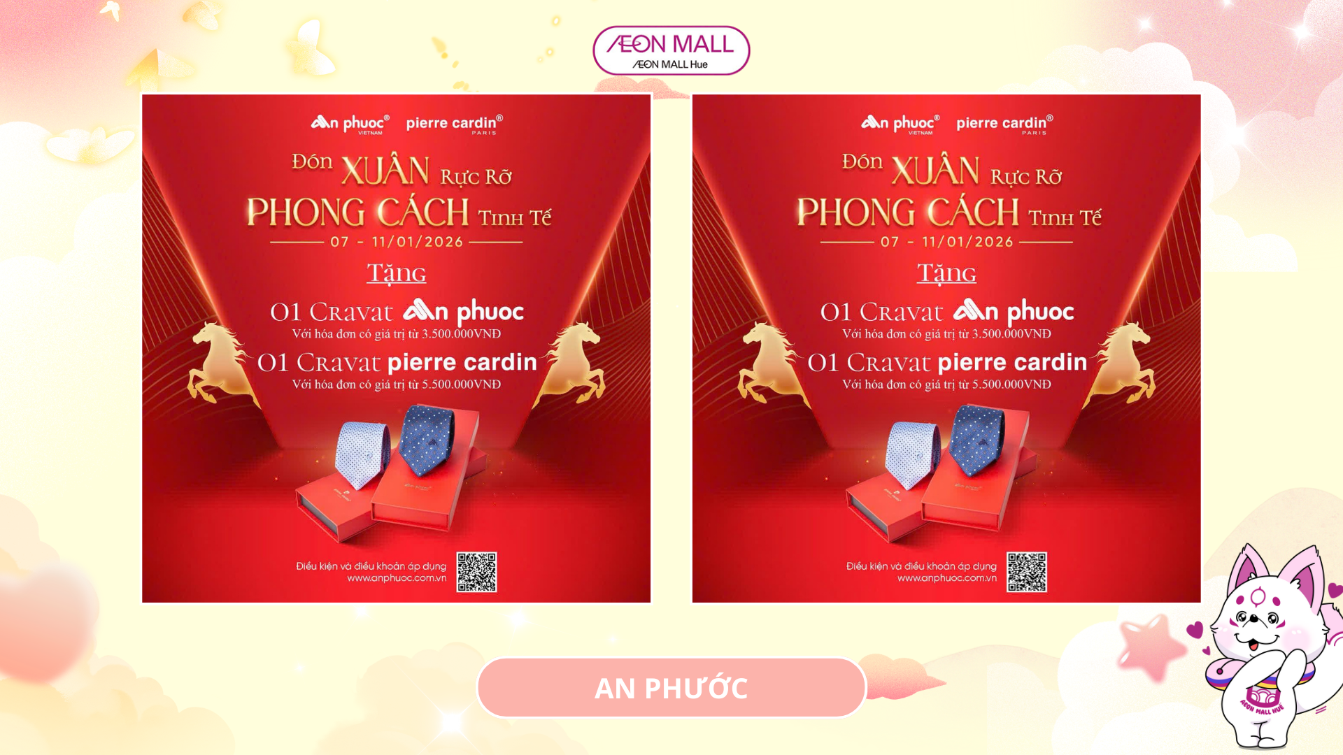 Đón Xuân Rực Rỡ Phong Cách Lịch Lãm Cùng An Phước