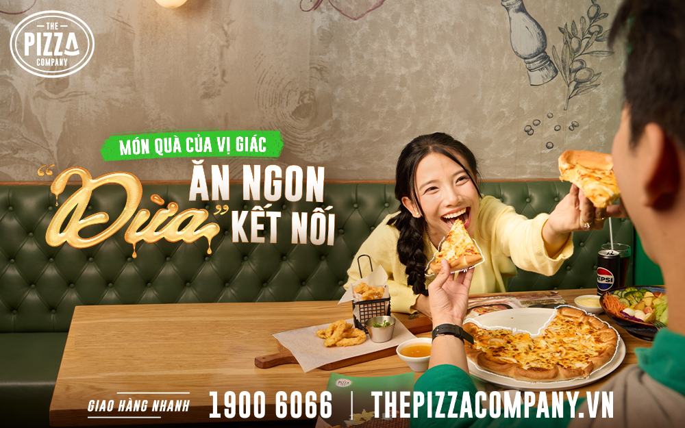 GIỚI THIỆU SẢN PHẨM MỚI PIZZA 4 CHEESE X MẬT HOA DỪA