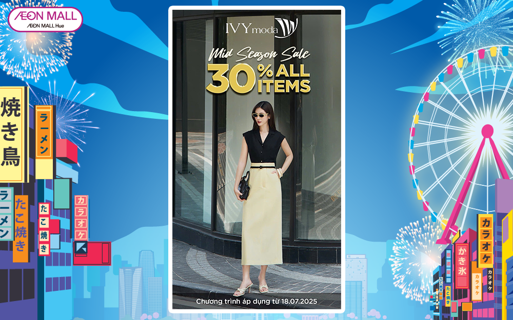 🎉 MID SEASON SALE – GIẢM ĐỒNG LOẠT 30% TOÀN BỘ SẢN PHẨM 🛍️