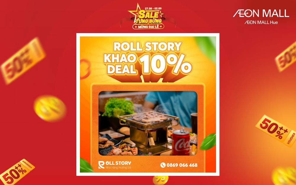 ROLL STORY KHAO DEAL 10%