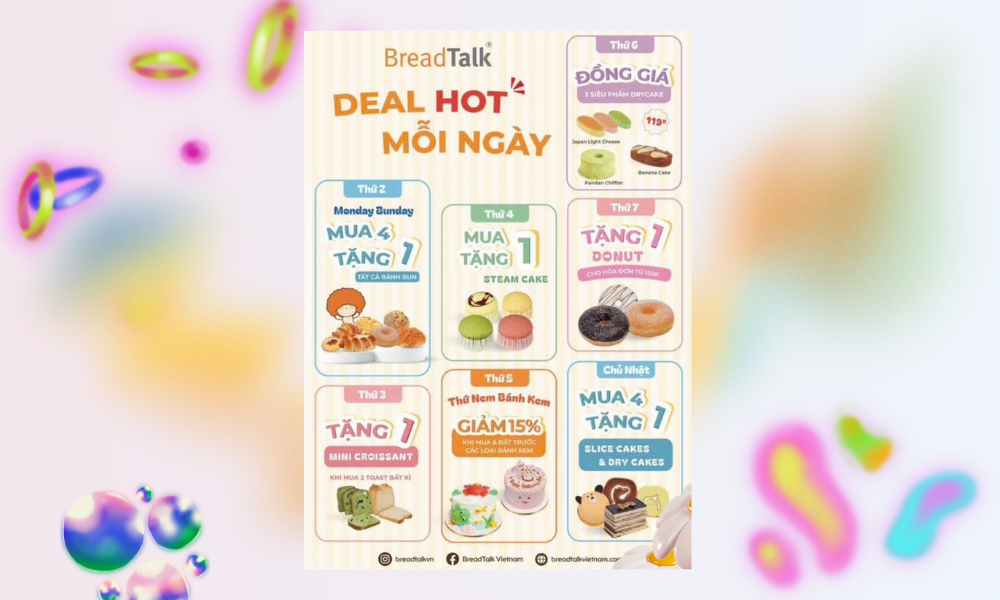 BREADTALK - DEAL HOT MỖI NGÀY