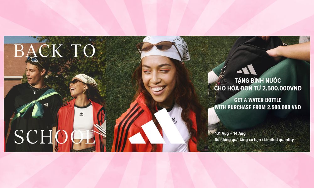 🎁 ĐÓN BACK TO SCHOOL, QUÀ TẶNG CỰC HOT CHỈ CÓ TẠI ADIDAS AEON HUẾ