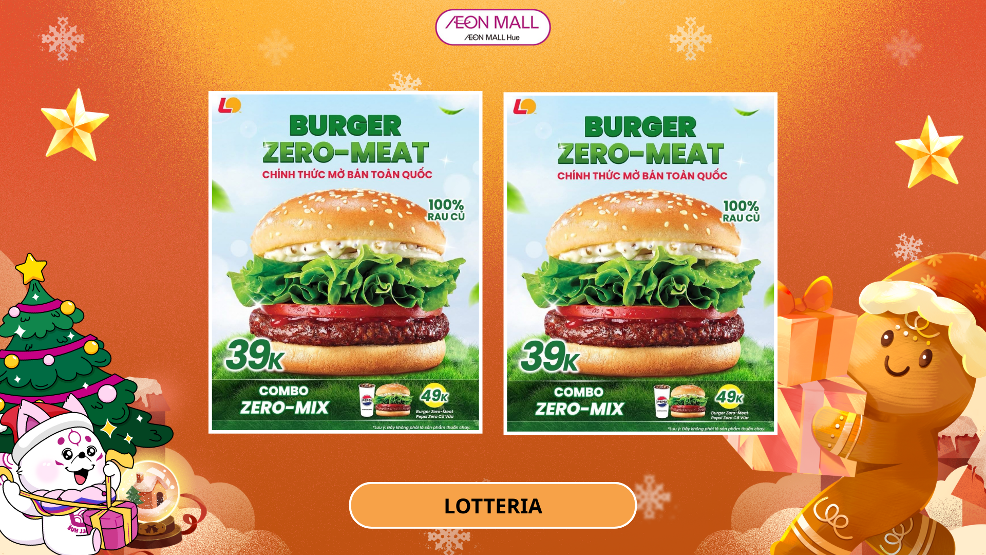 BURGER ZERO-MEAT CHÍNH THỨC MỞ BÁN TOÀN QUỐC GIÁ CHỈ 39K