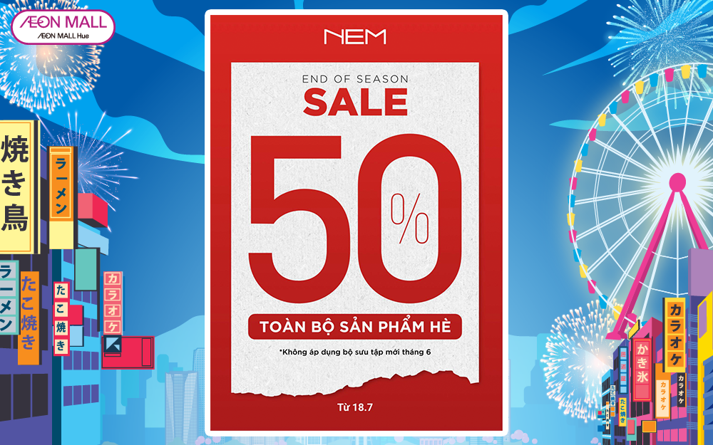 ☀️ SUMMER SALE – GIẢM GIÁ 50% ☀️