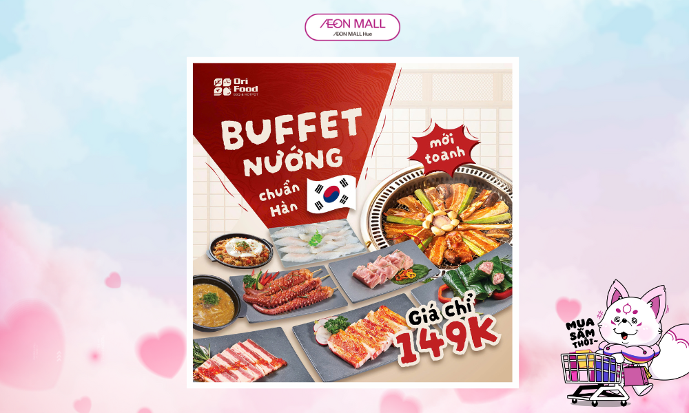 LẨU NƯỚNG CHUẨN VỊ HÀN NGAY TẠI HUẾ GIÁ CHỈ 149K TẠI ORIFOOD!