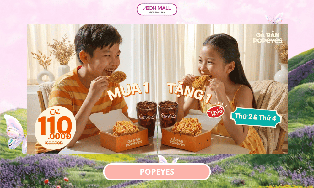 🍗 Mua 1 Tặng 1 – Niềm vui nhân đôi 😋