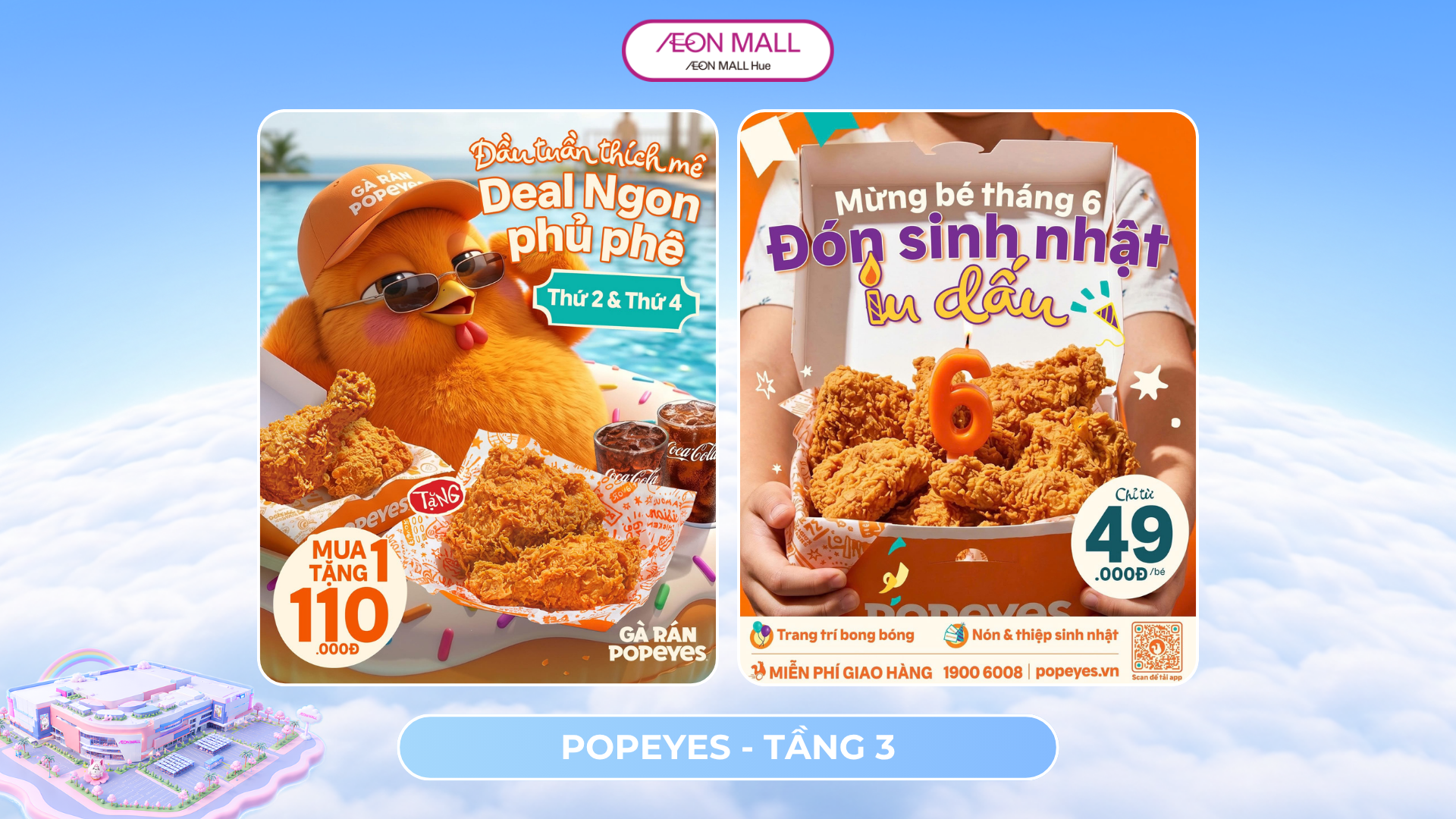 🍗 THƯỞNG THỨC GÀ NGON – SĂN DEAL HỜI CÙNG POPEYES 🍗