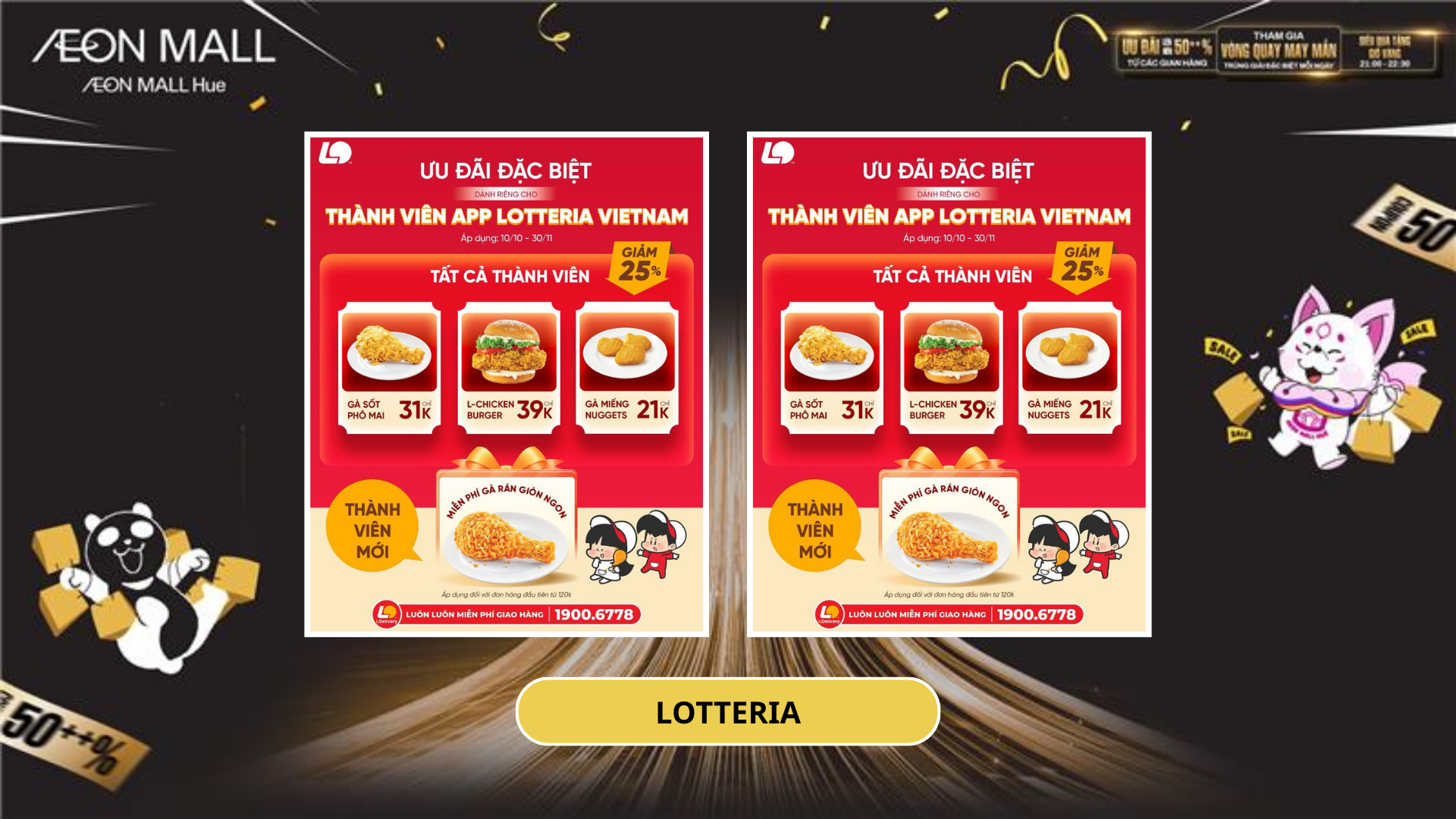 🎉 THÀNH VIÊN APP LOTTERIA – DEAL NGON KHÔNG GIỚI HẠN 🎉