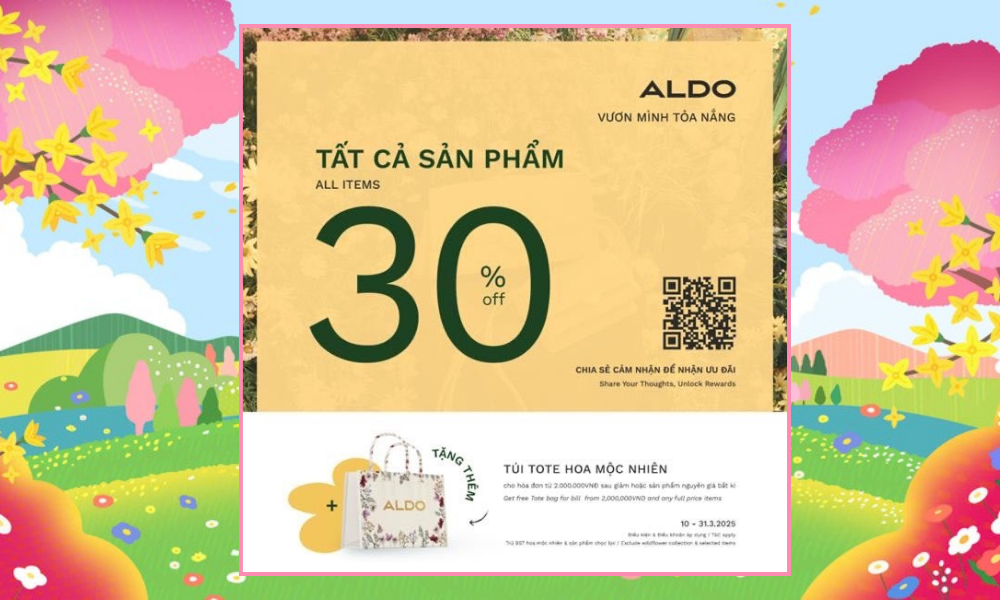 ALDO | ALDO lắng nghe - trao tay ưu đãi🎁 