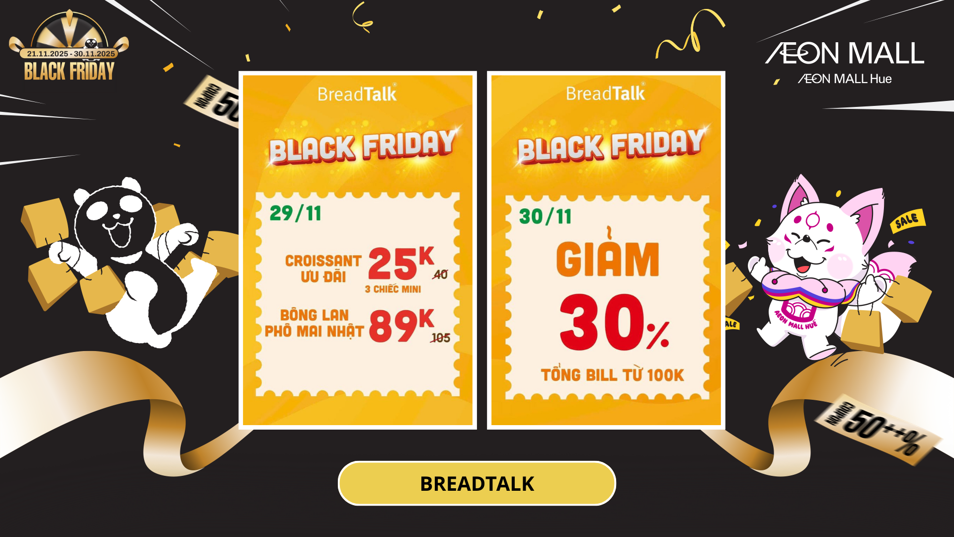 BLACK FRIDAY 2025 – BÁNH NGON GIÁ HỜI CHỈ 3 NGÀY DUY NHẤT