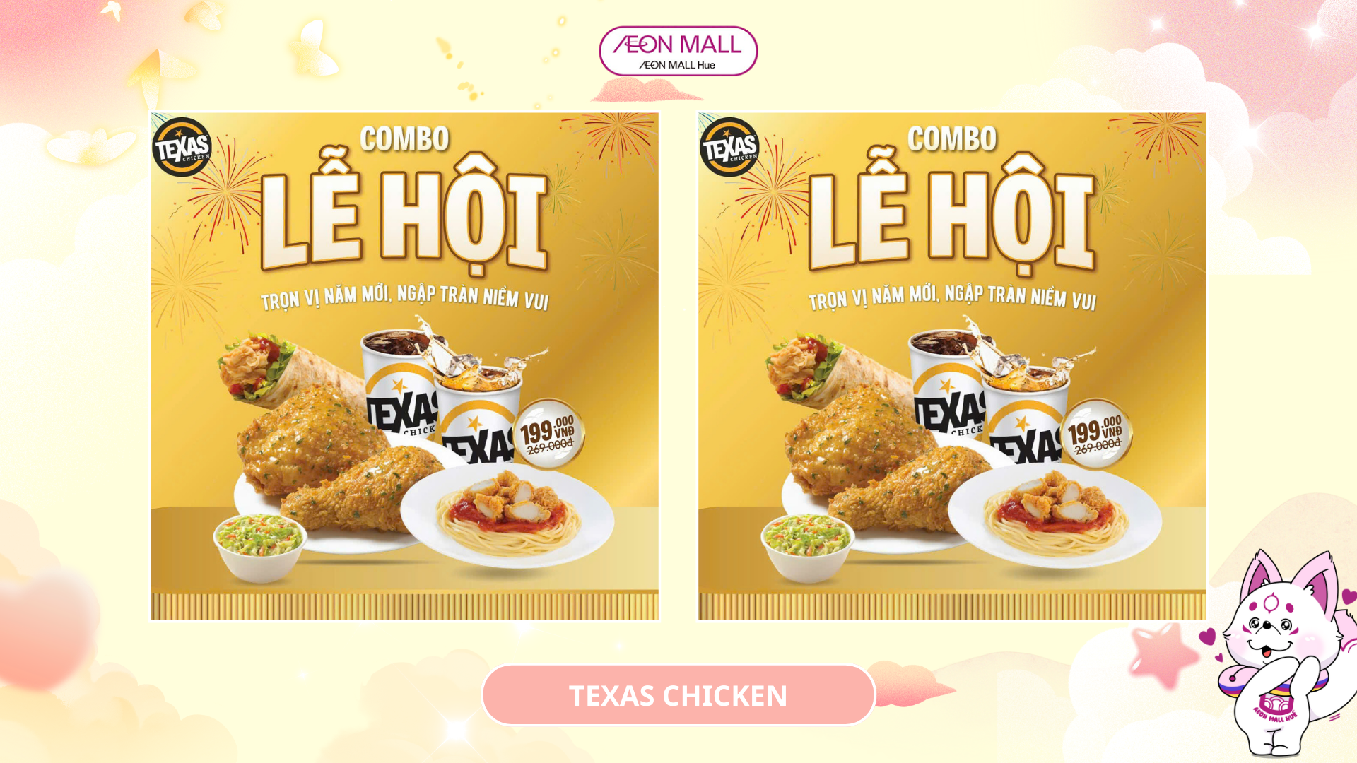COMBO LỄ HỘI CỦA TEXAS ĂN LÀ GHIỀN