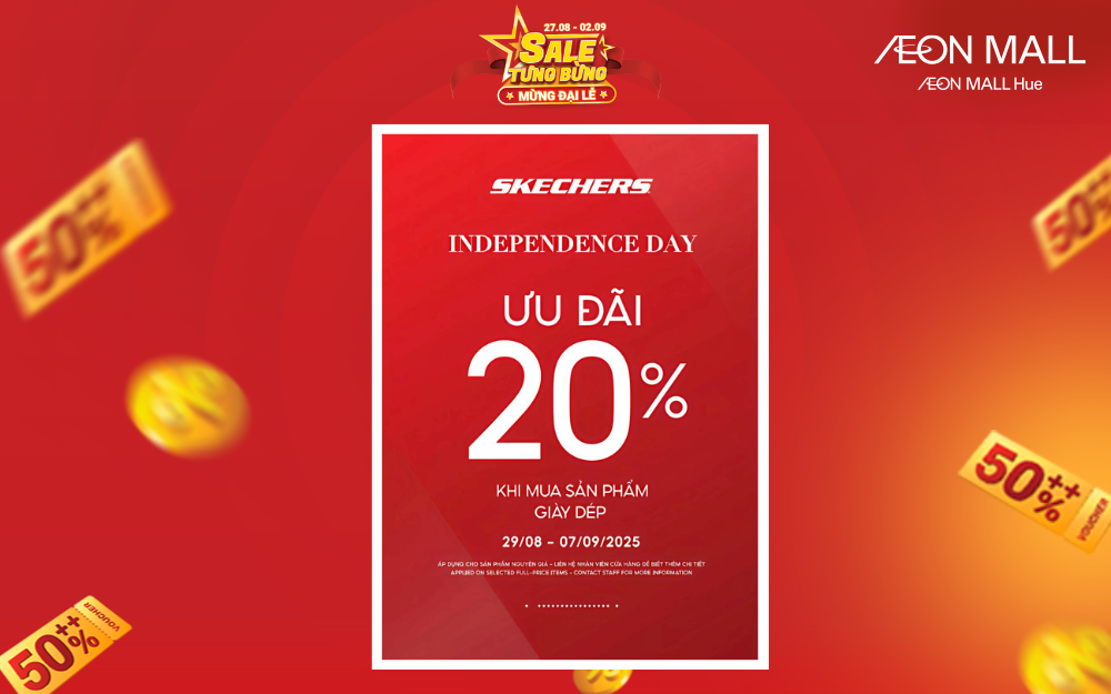 🇻🇳 INDEPENDENCE DAY – DEAL CỰC CHẤT TẠI SKECHERS! 🇻🇳