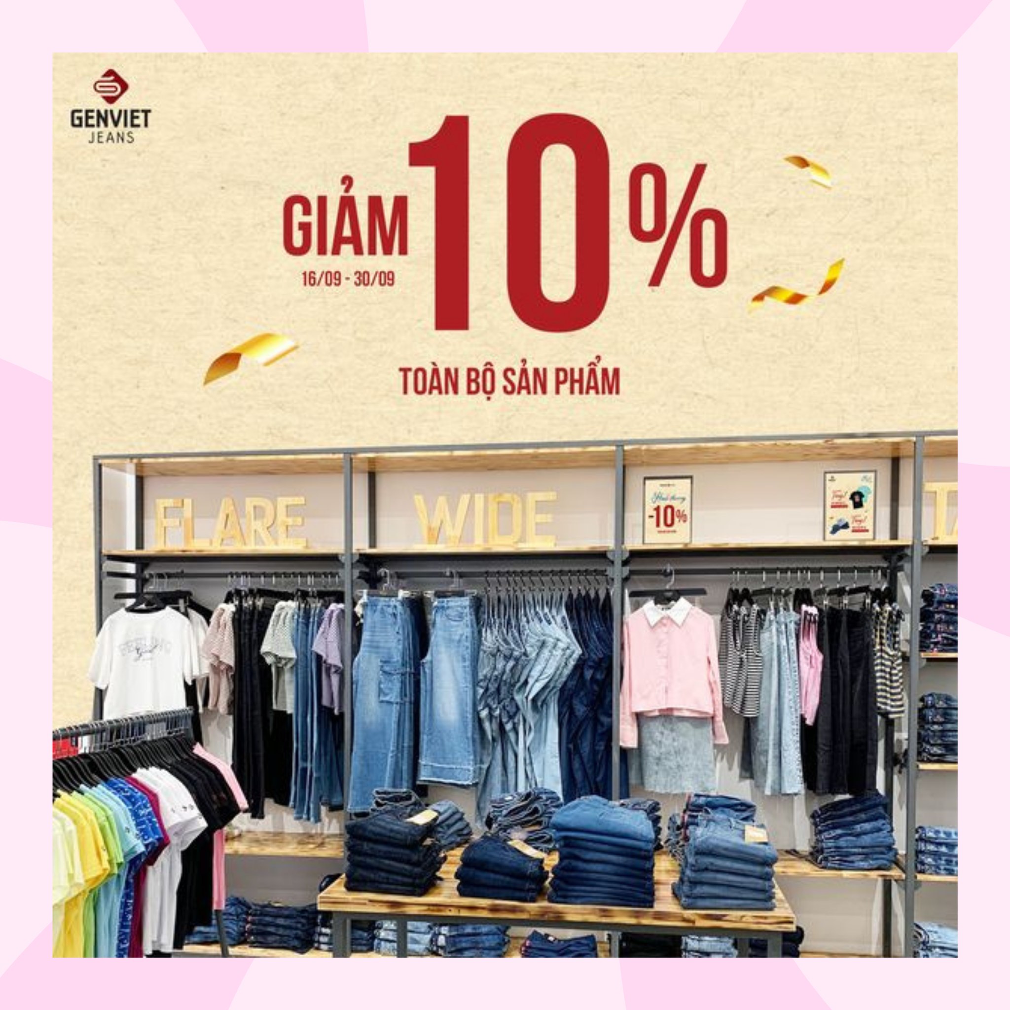 GIẢM 10% TOÀN BỘ SẢN PHẨM | 16/09 - 30/09