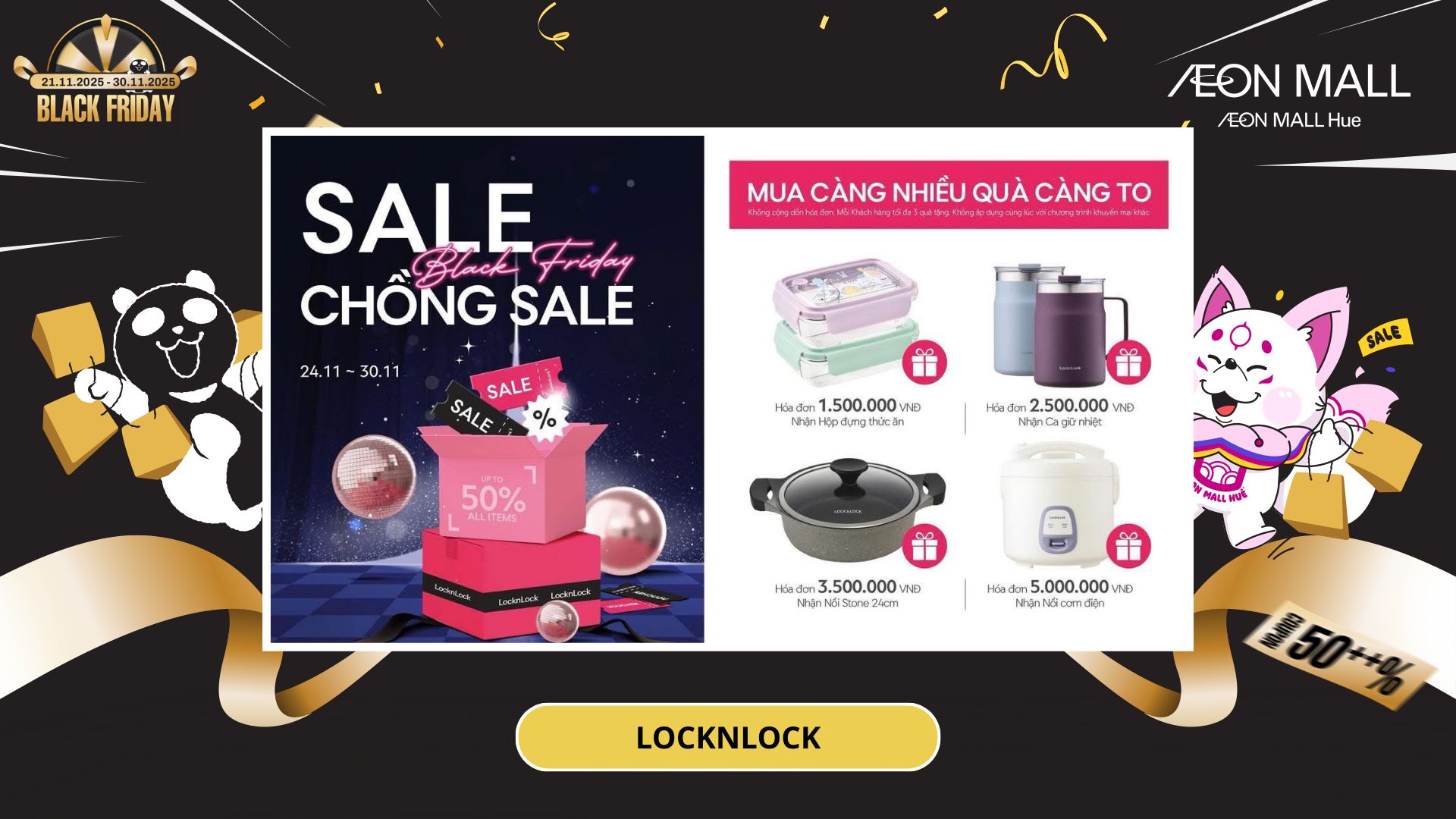 BLACK FRIDAY SALE CHỒNG SALE LOCKNLOCK