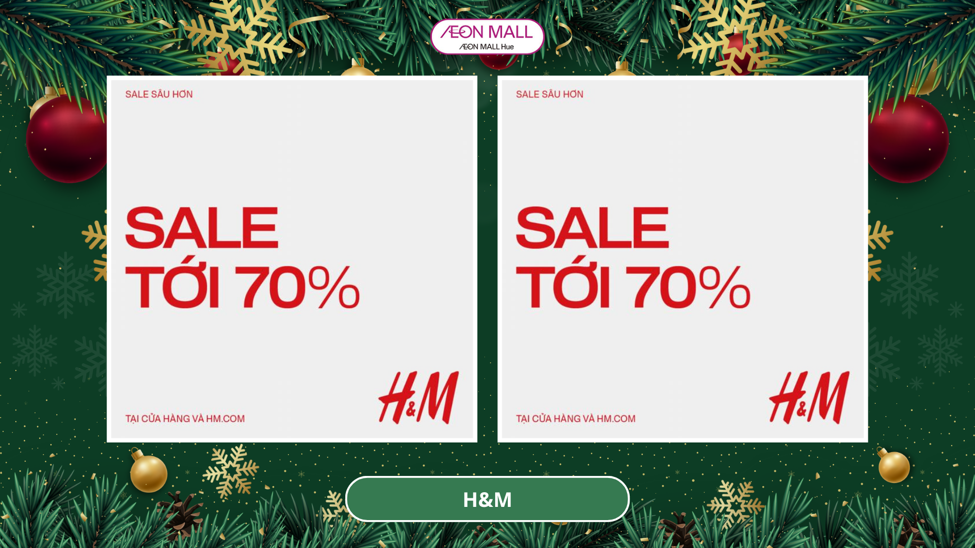 SALE SÂU HƠN SALE TỚI 70% TỪ HM
