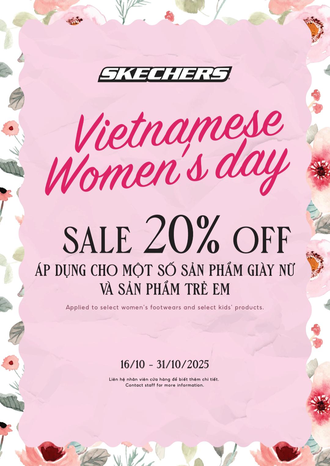 💐TÔN VINH PHÁI ĐẸP – RỰC RỠ PHONG CÁCH CÙNG SKECHERS! 🎉