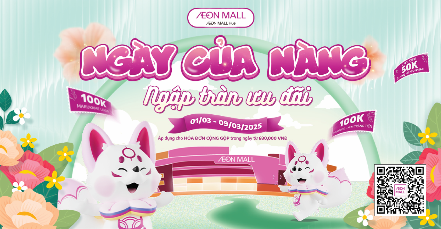 TÔN VINH PHÁI ĐẸP CÙNG CHUỖI SỰ KIỆN 8/3 TẠI AEON MALL HUẾ 🌸 🌺 🌻