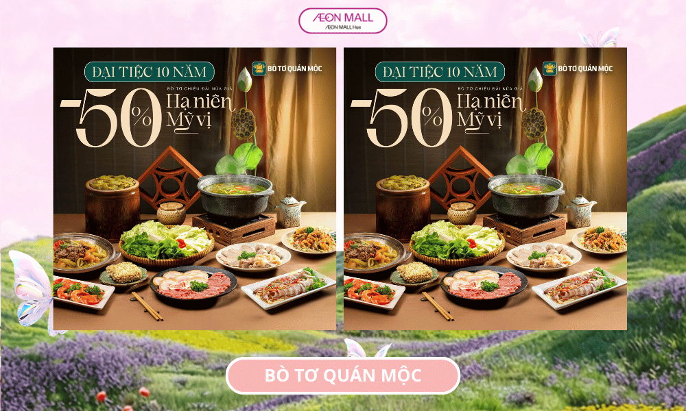 🔥🥩 BÒ TƠ QUÁN MỘC – GIẢM 50% MÓN MỚI, BÙNG VỊ CHÀO HÈ 🥩🔥