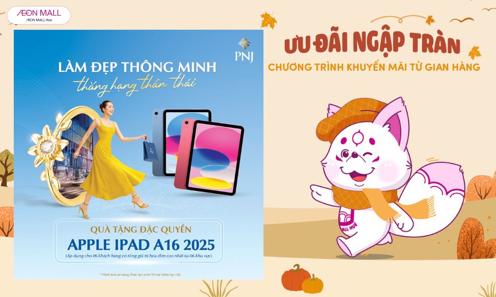 CÙNG PNJ ĐÓN NGÀN ƯU ĐÃI: LÀM ĐẸP THÔNG MINH, THĂNG HẠNG THẦN THÁI
