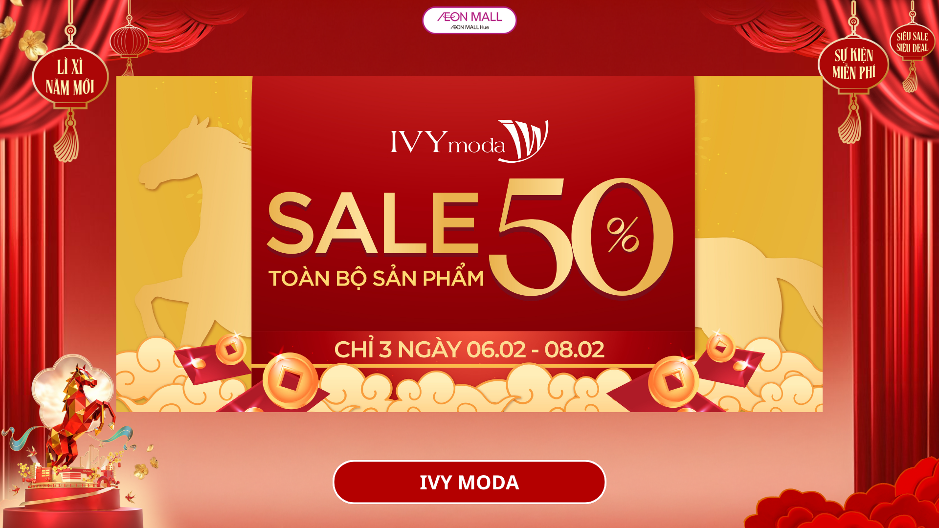 IVY MODA SALE  50% TOÀN BỘ SẢN PHẨM