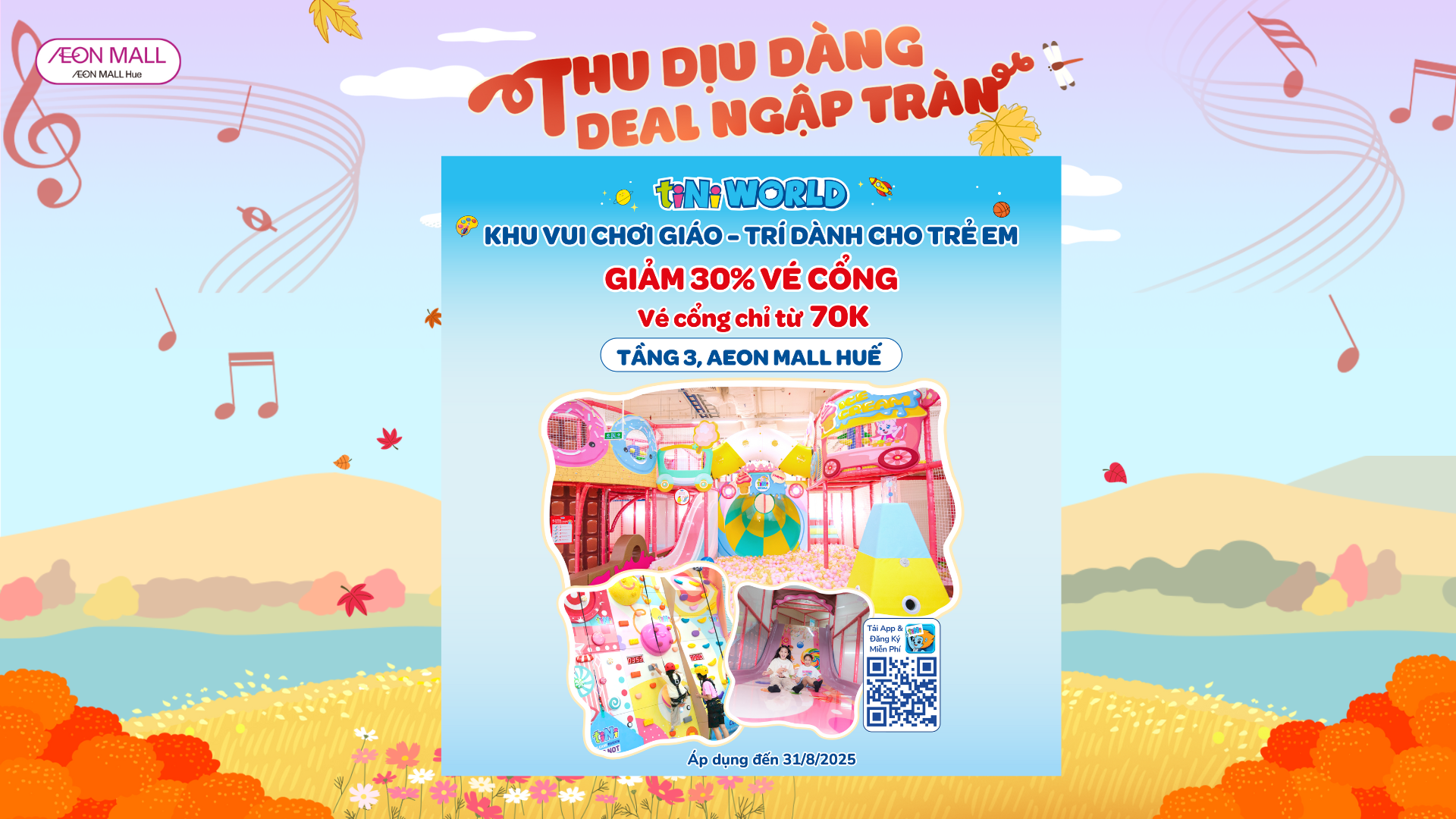 tiNiZen mua vé vào cổng tiNiWorld