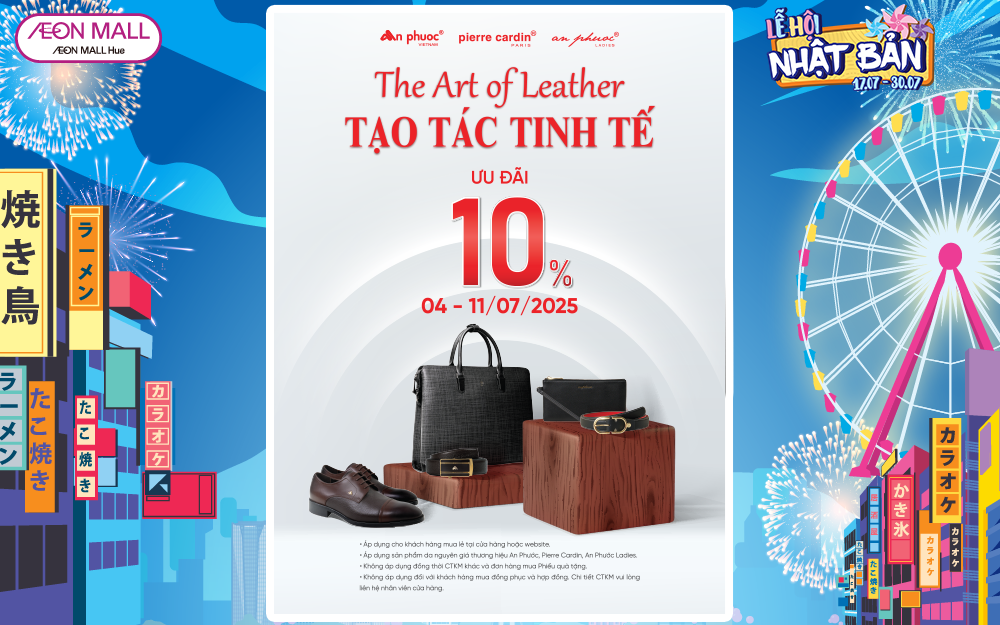 ✨The Art of Leather – Tạo tác tinh tế