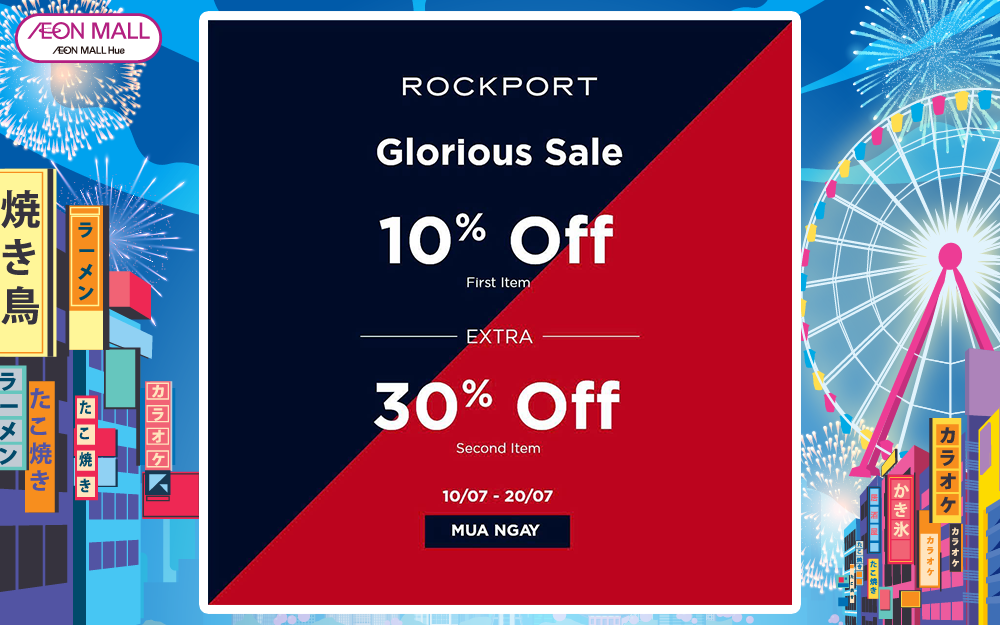 💥 GLORIOUS SALE – SĂN SALE HÈ ĐỈNH CAO CÙNG ROCKPORT