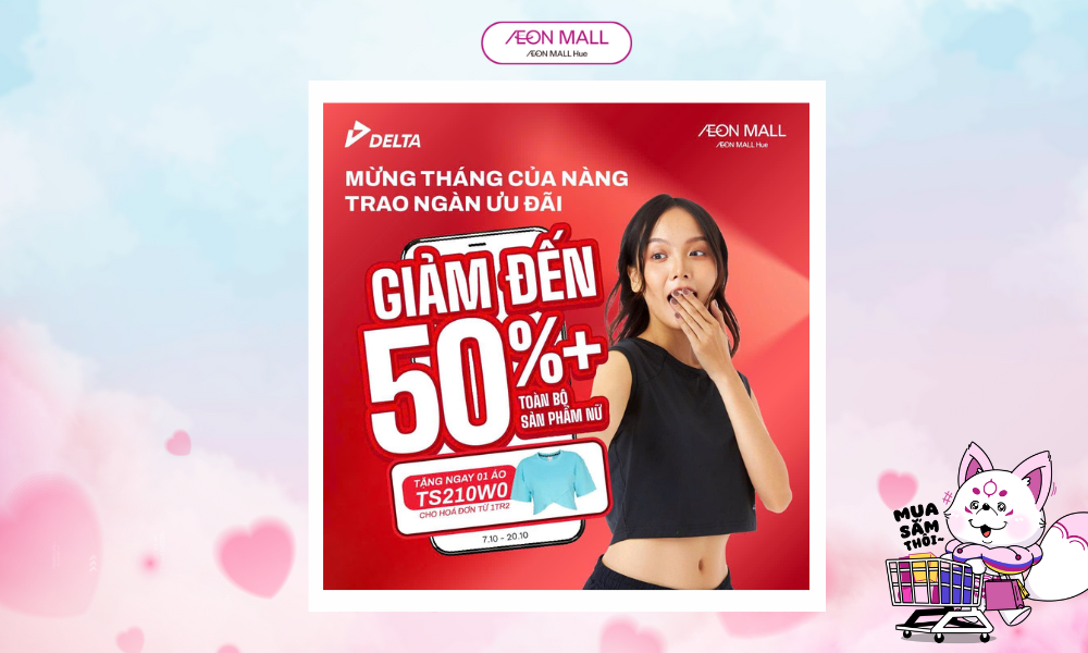 🎉✨ THÔNG BÁO CHƯƠNG TRÌNH THÁNG CỦA NÀNG – SALE UPTO 50%++ ✨🎉