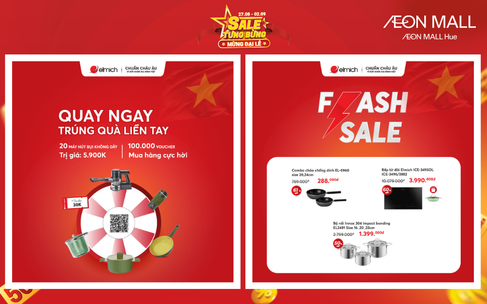 ✨ ĐẠI LỄ VÀNG 2/9 – NGẬP TRÀN ƯU ĐÃI, DEAL HỜI BUNG NÓC ✨🇻🇳
