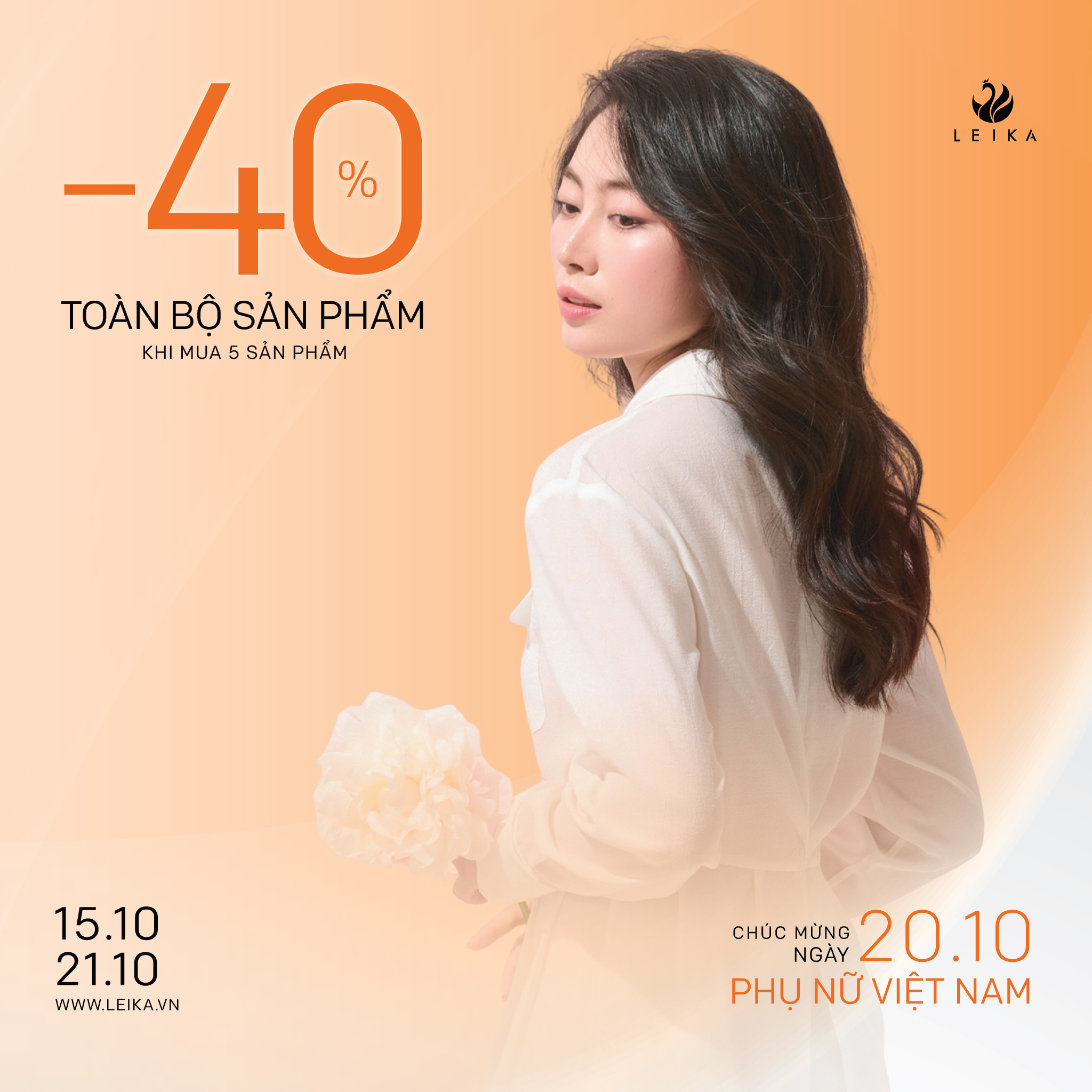 LEIKA BUNG QUÀ CHÚC MỪNG NGÀY PHỤ NỮ VIỆT NAM 20/10