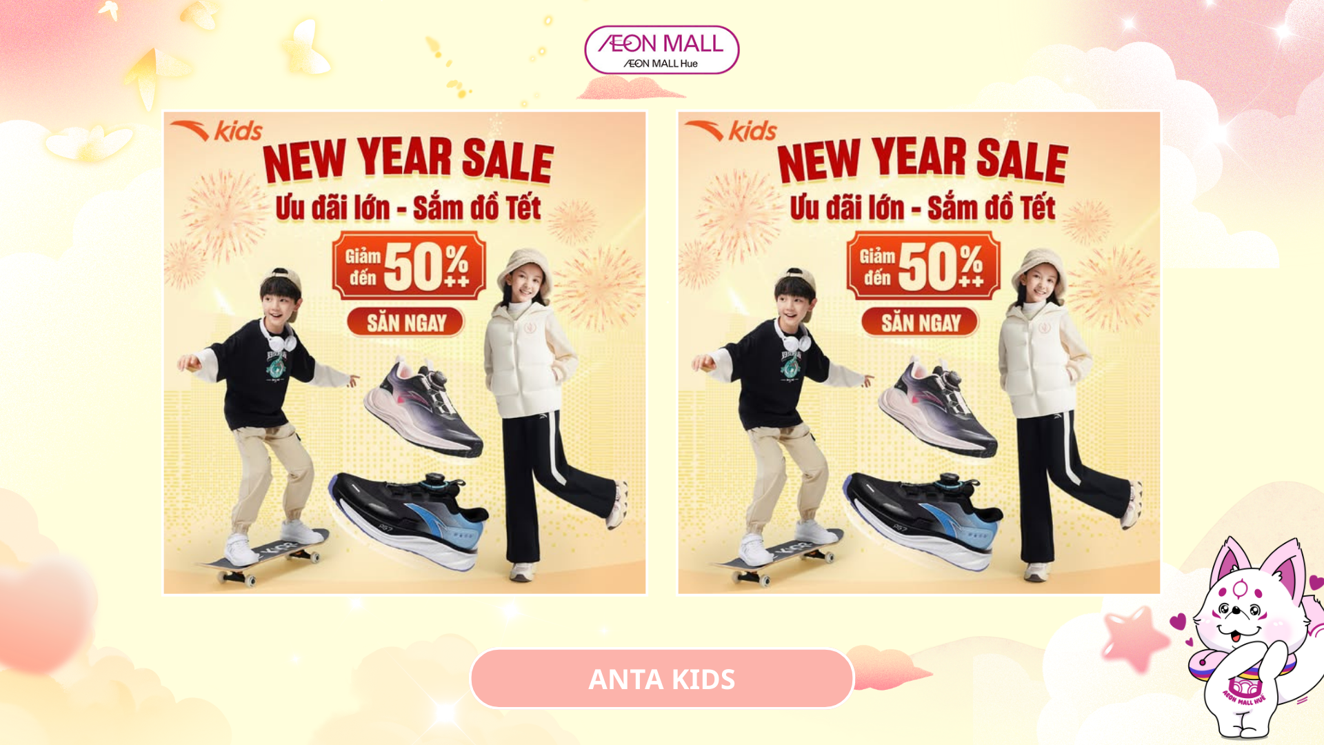 THÁNG 1 SẮM MỚI CẦU MAY, NHẬN NGAY QUÀ LỘC TỚI 1899K TẠI ANTA KIDS