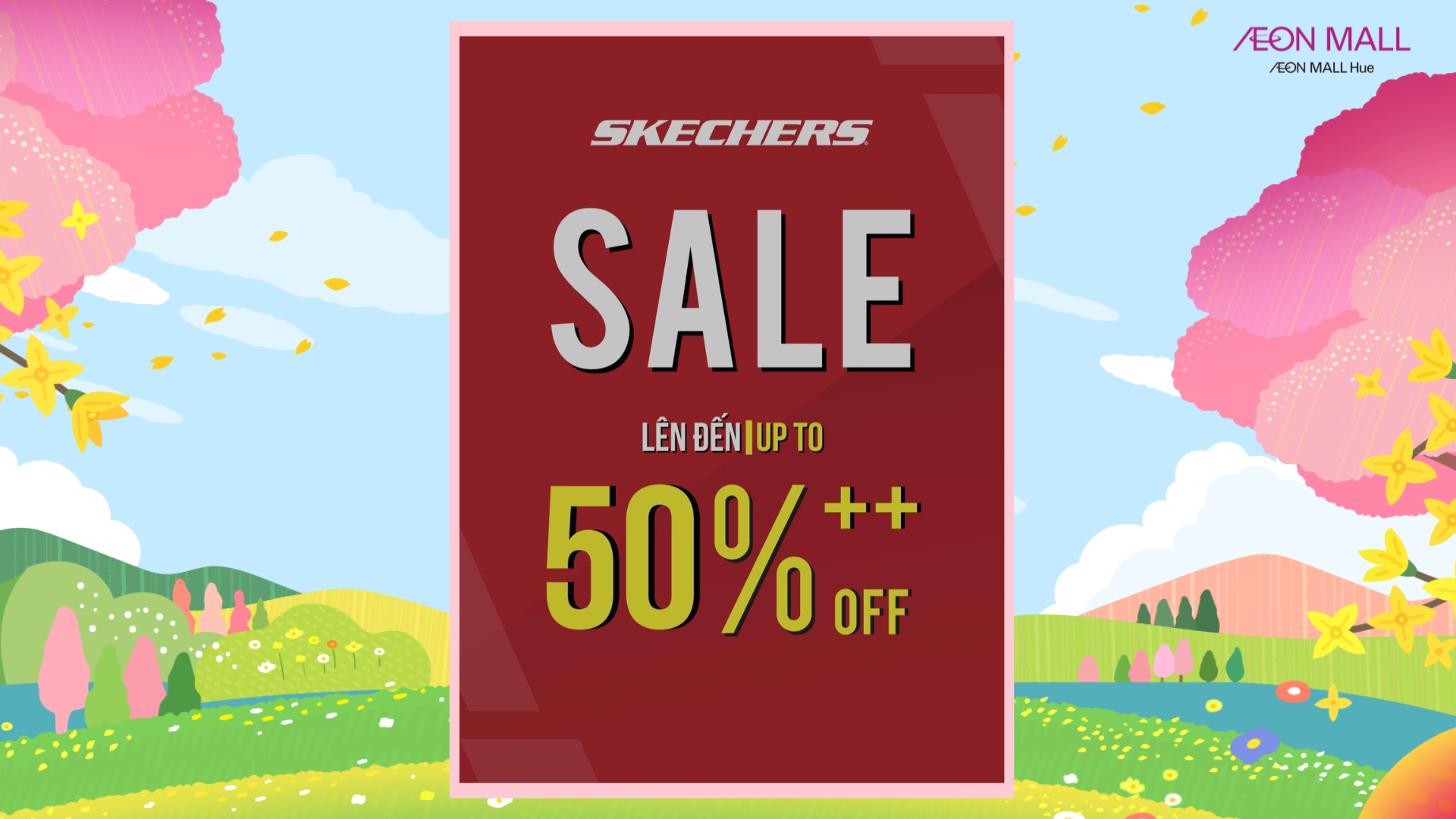 Tưng bừng mua sắm cùng Skechers Aeon Huế