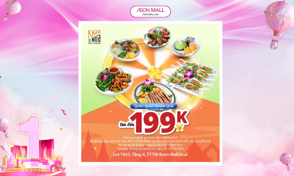 CƠ HỘI THAM GIA VÒNG QUAY MAY MẮN TẠI KHAO NUA