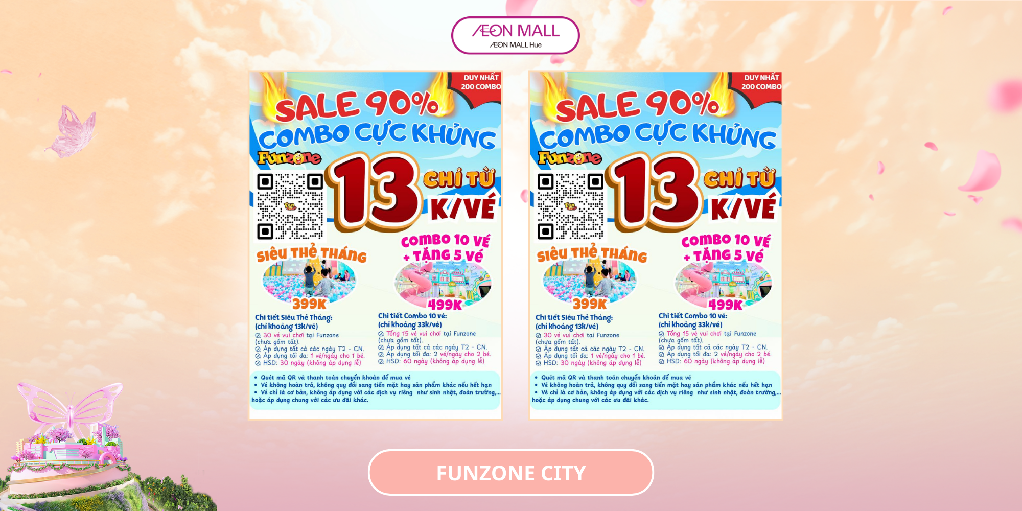 🎉👶 FUNZONE CITY – ƯU ĐÃI VUI CHƠI SIÊU TIẾT KIỆM CHO BÉ 👶🎉