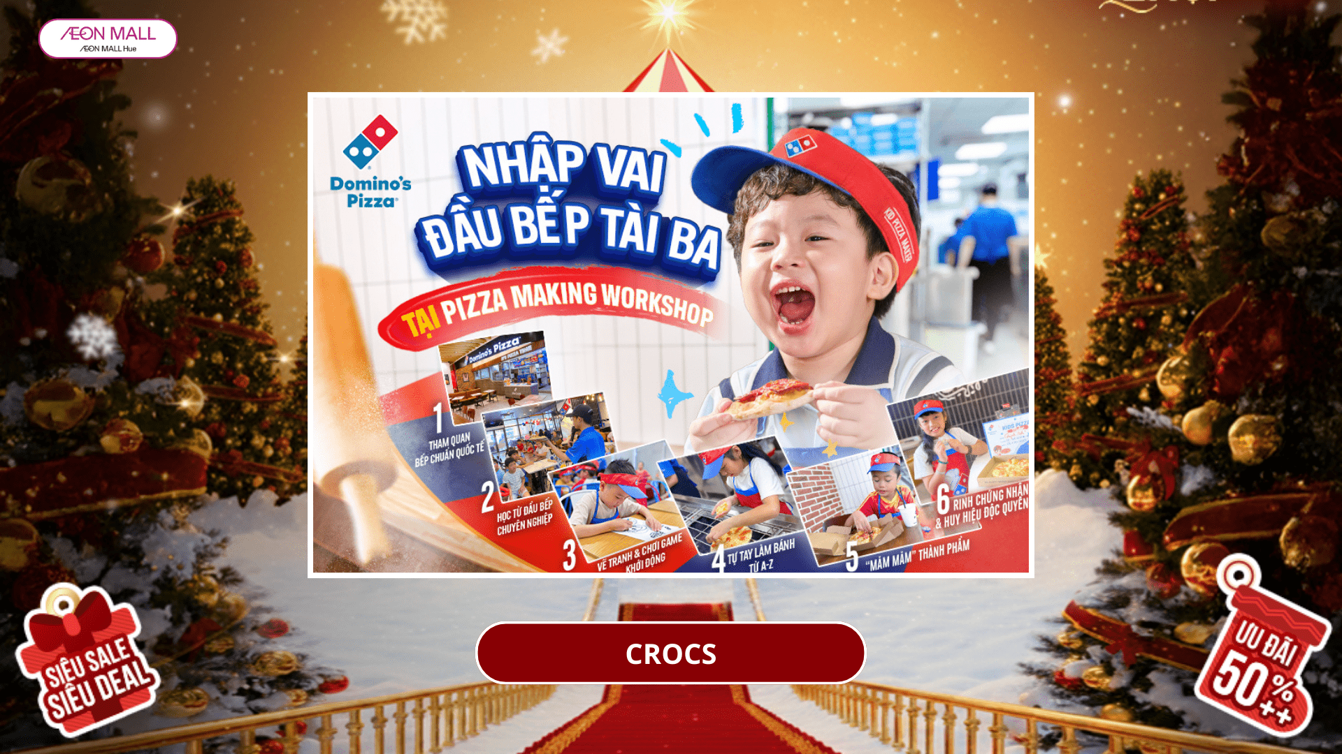 WORKSHOP Làm Bánh Miễn Phí Tại Domino's Pizza