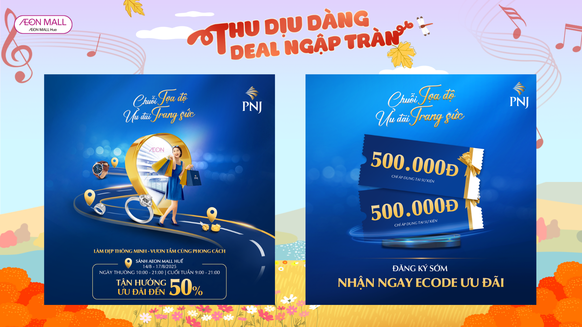 Sự kiện “CHUỖI TỌA ĐỘ ƯU ĐÃI TRANG SỨC” của PNJ