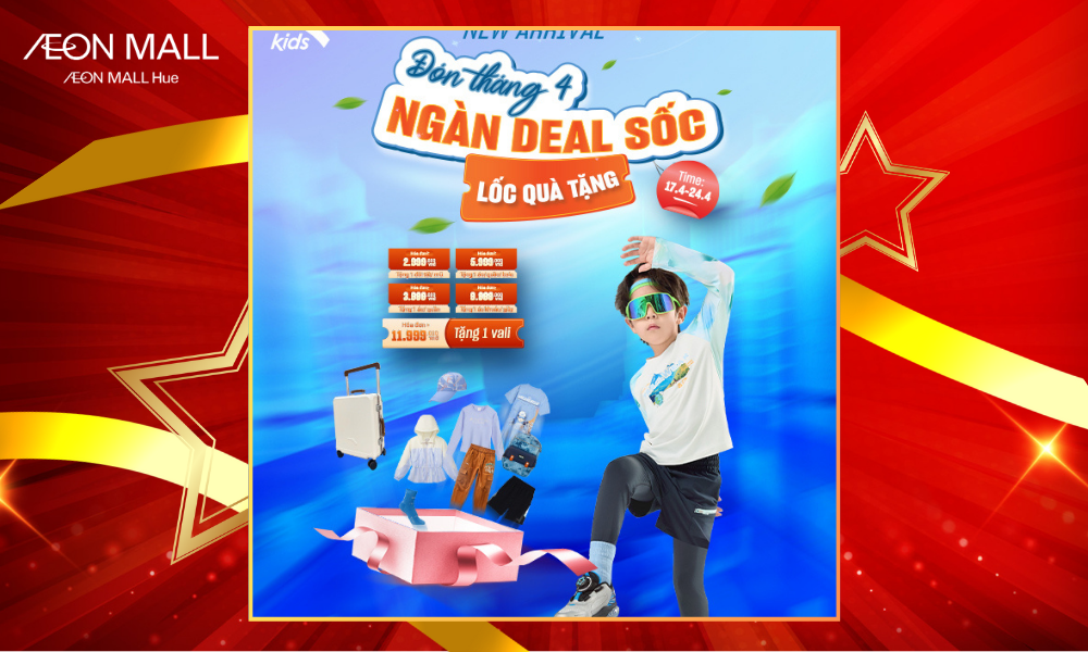 🌞 CHÀO HÈ CỰC CHẤT – DEAL HOT CỰC ĐÃ CÙNG ANTA KIDS! 🛍️