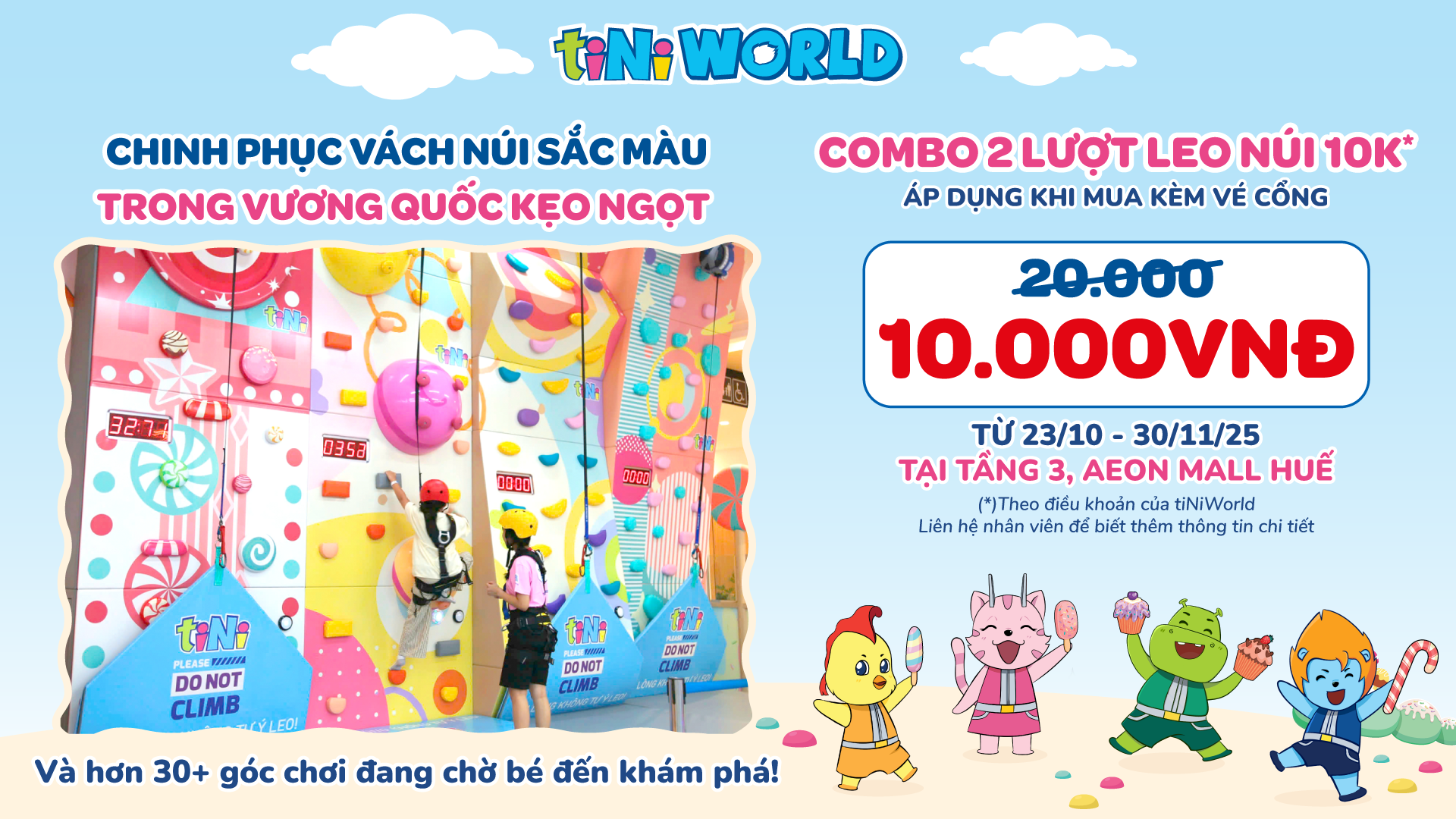 CHINH PHỤC VÁCH NÚI KẸO NGỌT – GIẢM GIÁ ĐẶC BIỆT! 🍬🧗‍♂️