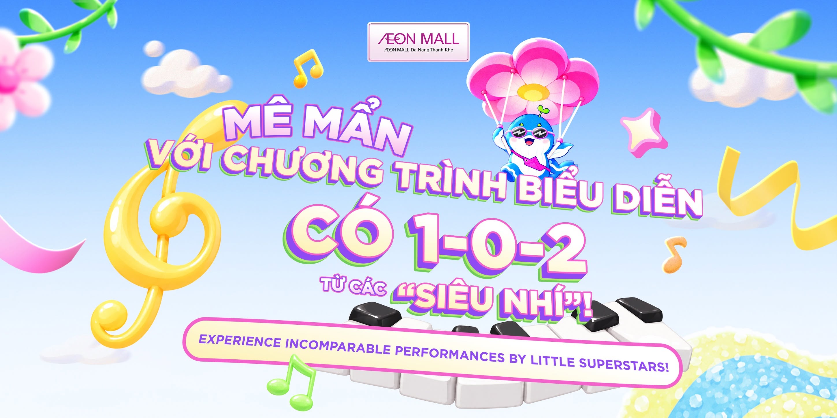 Mê Mẩn Chương Trình Biểu Diễn Thời Trang & Tài Năng Nhí Tại AEON MALL Đà Nẵng Thanh Khê