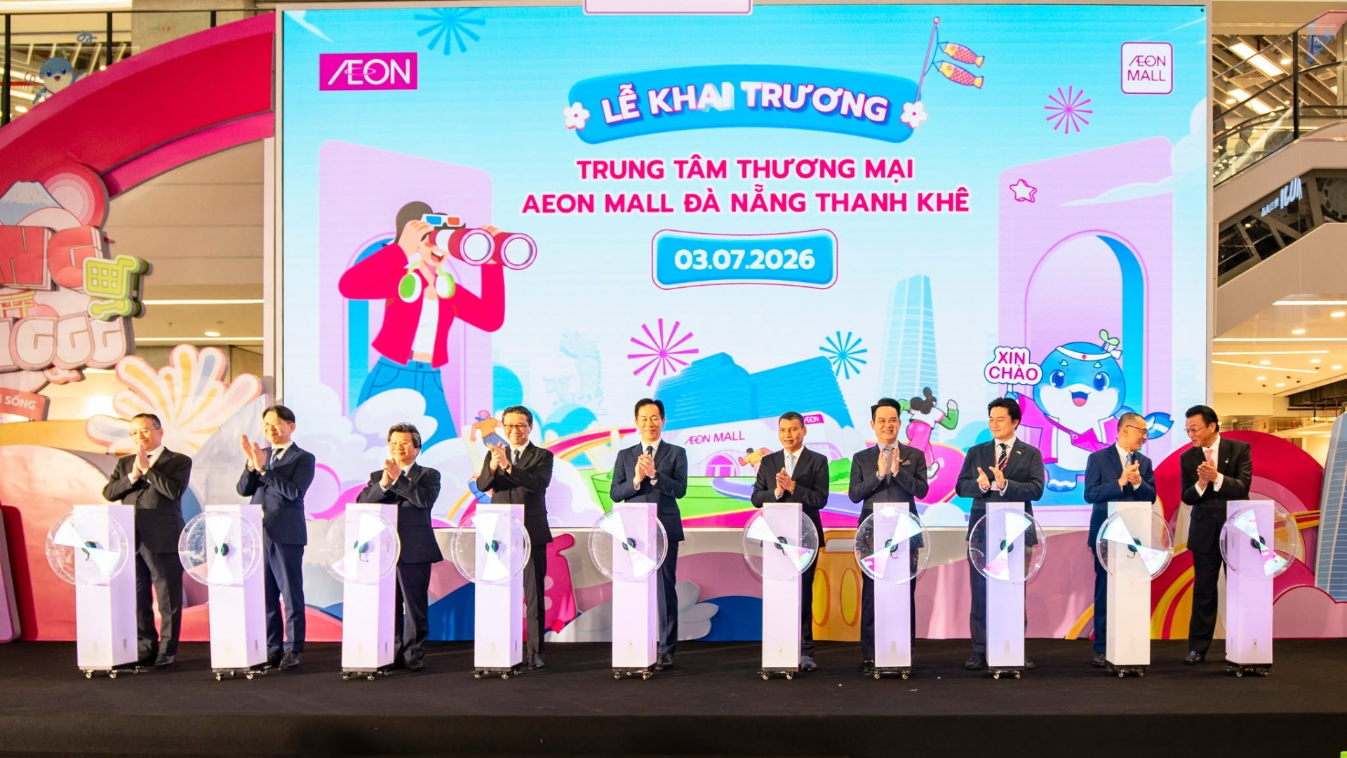 LỄ KHAI TRƯƠNG AEON MALL ĐÀ NẴNG THANH KHÊ DIỄN RA THÀNH CÔNG TỐT ĐẸP