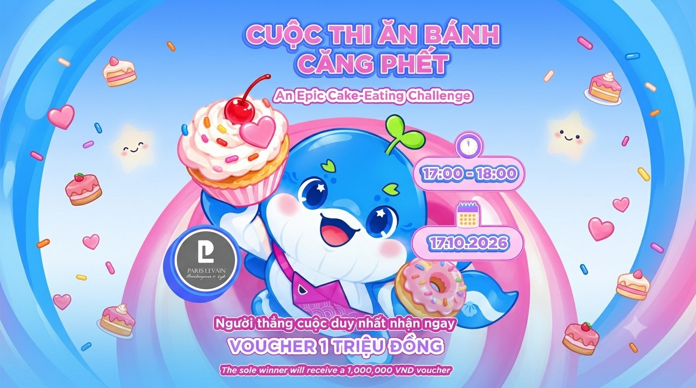 Cuộc Thi "Ăn Thần Tốc, Rinh Quà Đỉnh Nóc" - Tranh Voucher 1.000.000 VNĐ Tại Sweetie Fest AEON MALL